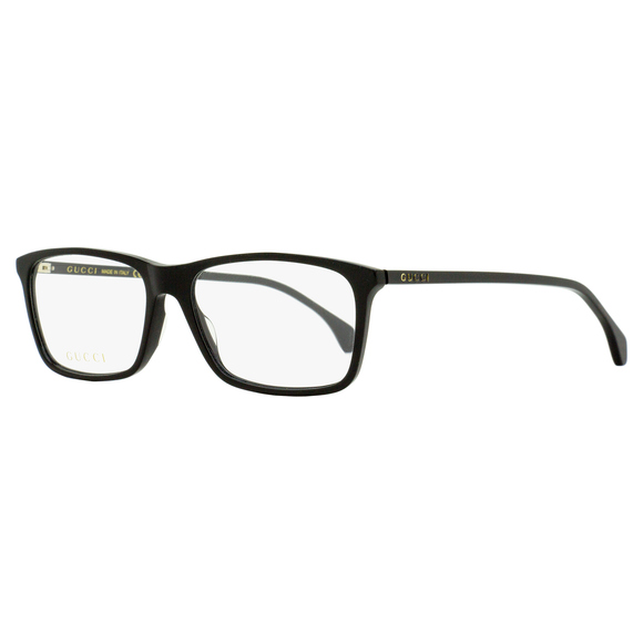 Gucci Lightweight Acetate Eyeglasses GG0553O 005 Black 56mm - Picture 1 of 2